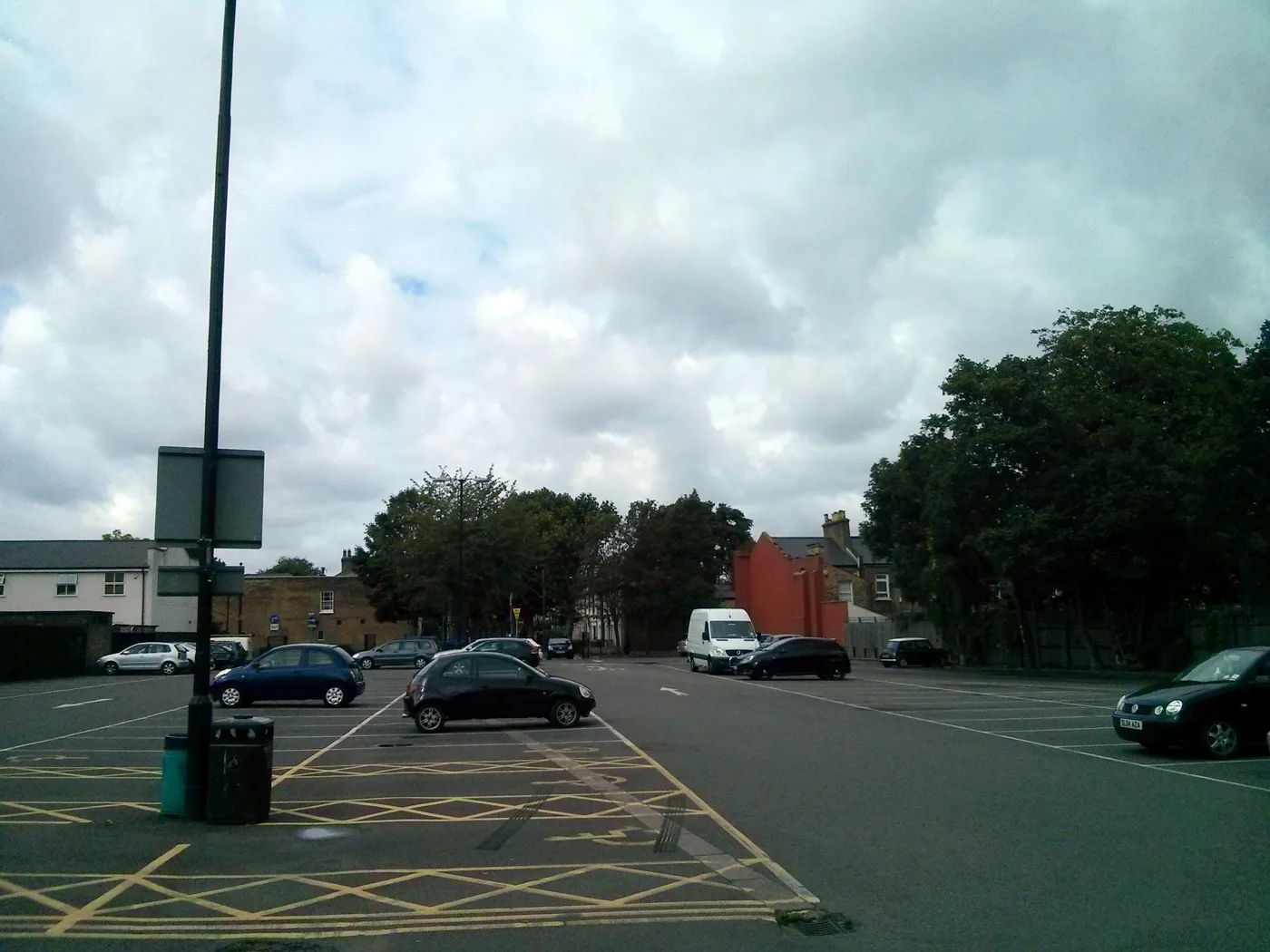 Choumert Grove car park in Peckham, one of only two car parks Southwark Council runs in the whole borough